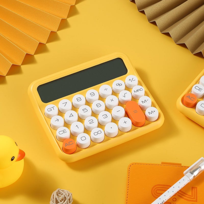 Voice High Color Value Calculator Internet Celebrated Retro Fashion Round Key Large Large Screen Jn800 Computer For Office - Image 3